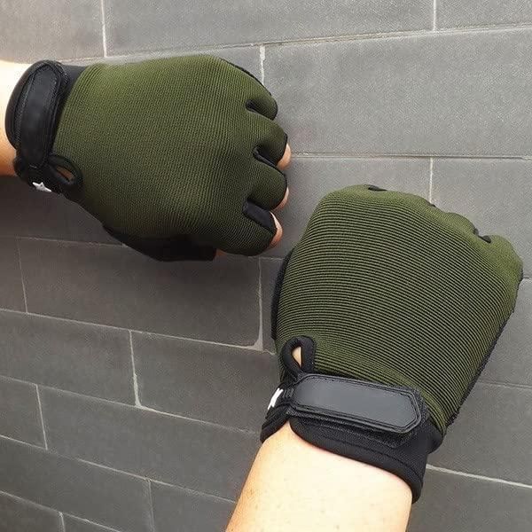 Anti-Slip Breathable Bike Sports Gym & Fitness Gloves��(Green)