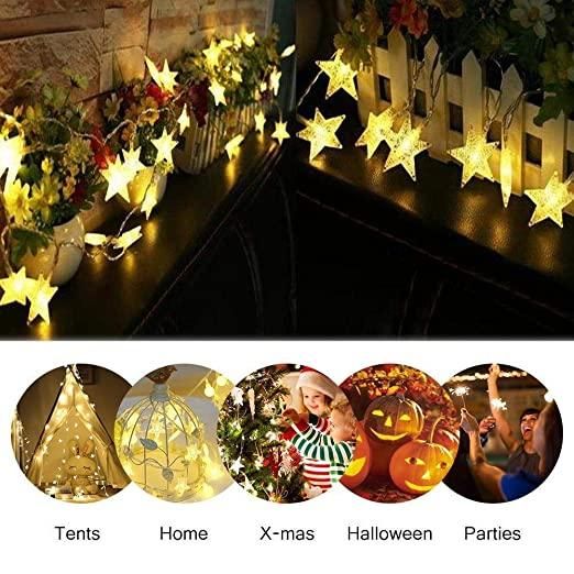 14 Stars Fairy String Light for Indoor Outdoor Decoration (Small Star)